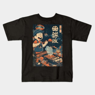 Vintage BBQ Fun Kids T-Shirt